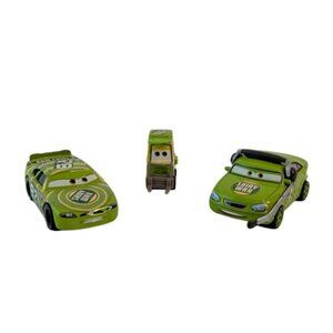 Disney Pixar Cars Diecast Nebekenzer Schmidt Shiny Wax Pit Crew Chief Pitty